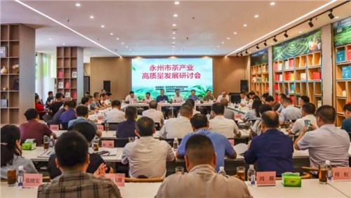 集团潇湘头号玩家娱乐平台受邀出席永州市茶产业高质量发展研讨会